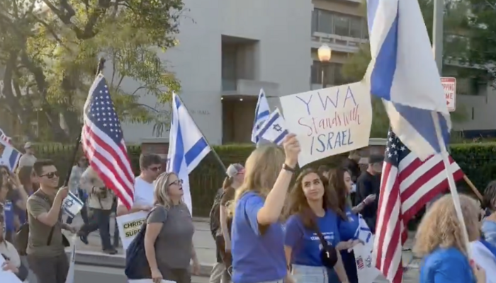 USC Protest: Students Rally in Solidarity with Captive Israelis